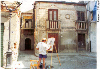 artist in old town  - villa rental - Villetta Mimma Vittoria - Gioia Tauro - Calabria - Italy 