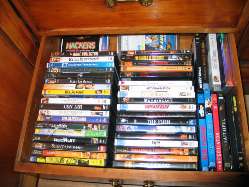 dvd library