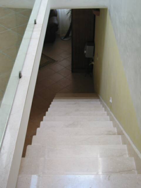 marble stairs to ground floor